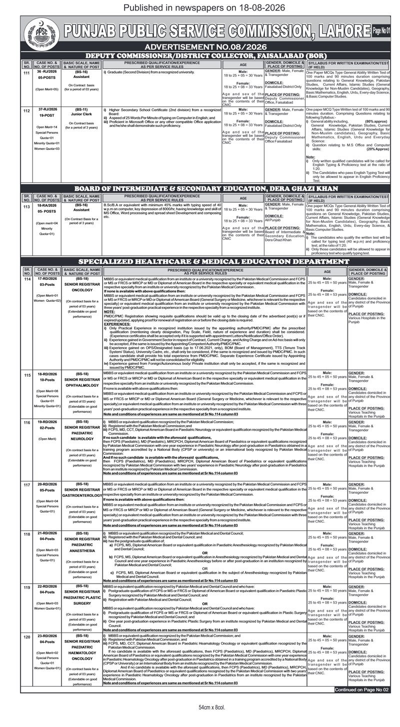 PPSC-Jobs-2026-Advertisement-No-13